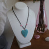 icy heart necklace