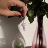 rose quartz earrings