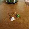 mismatch flower earrings