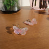 statement butterfly earrings