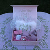 Gold-plated heart locket and love pillow set, beautifully packaged for gifting