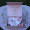 Romantic keepsake bundle featuring jewelry, a love pillow, and a special box