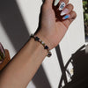 silver hearts bracelet