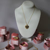 Timeless yellow gold heart locket necklace with a delicate chain