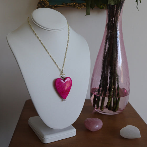 big heart necklace