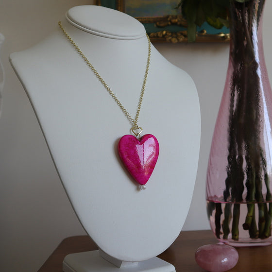 big heart necklace