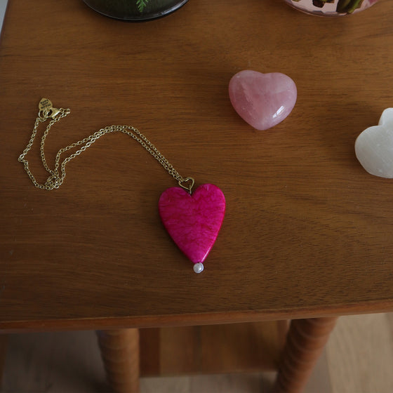 big heart necklace