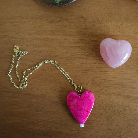 big heart necklace