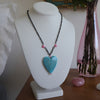 icy heart necklace