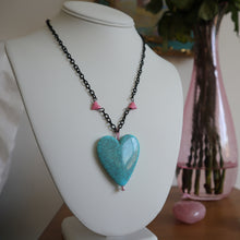  icy heart necklace