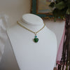 green gem necklace