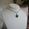 green gem necklace