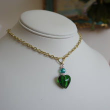  green gem necklace