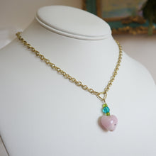  pink gem necklace