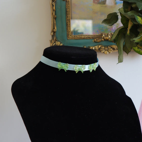 baby bows choker