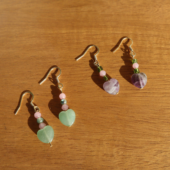 crystal earrings