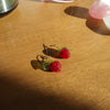 strawberry earrings