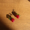 strawberry earrings