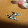 icy butterfly earrings